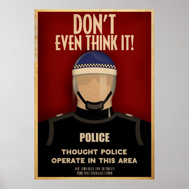 Tankpolis Poster (Framsidan)