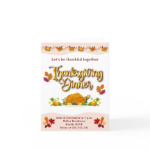 Tanksgiing-mappat anteckningskort