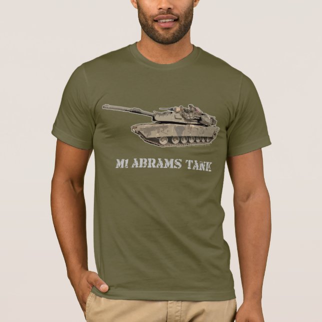 TankT-tröja för M1 Abrams T Shirt (Framsida)