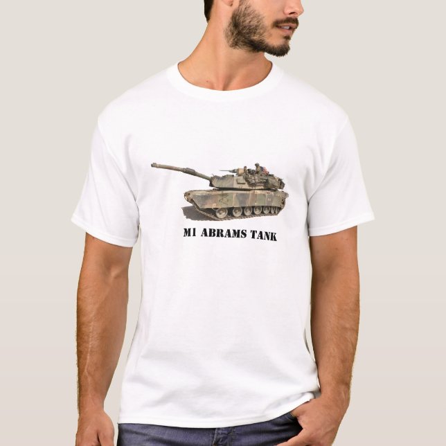 TankT-tröja för M1 Abrams Tee (Framsida)