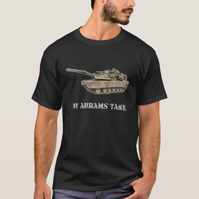 TankT-tröja för M1 Abrams Tee Shirt (Framsida)
