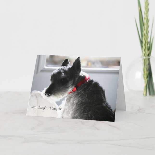 Tänkte precis att jag skulle den höga något att kort (Framsida)