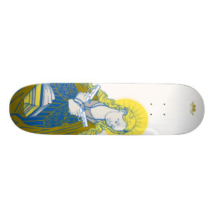 Tankteori "jungfruliga Harriett ", Old School Skateboard Bräda 21,6 Cm