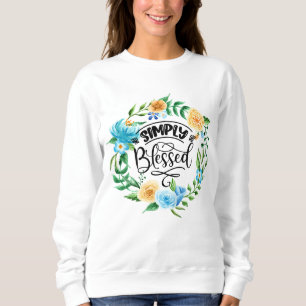 Tanktop av utandningsluft av välsignad Blommigt T Shirt