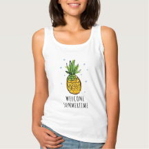 Tanktop för ananas sommar