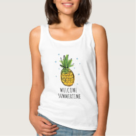 Tanktop för ananas sommar tröja