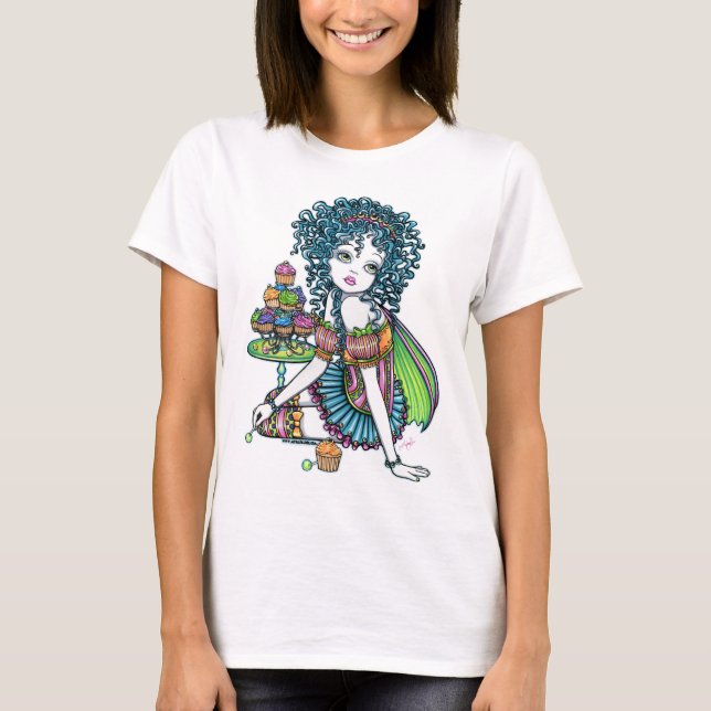 Tanktop för fe "för Buttercup" kopptårta Tee (Framsida)