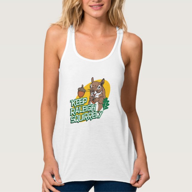 tanktop linne med racerback  (Framsida)