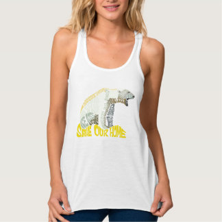 Tanktop Linne Med Racerback