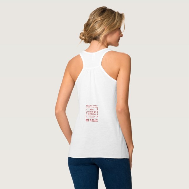 Tanktop - QR - ORIGIN Collection Linne Med Racerback (Hel baksida)