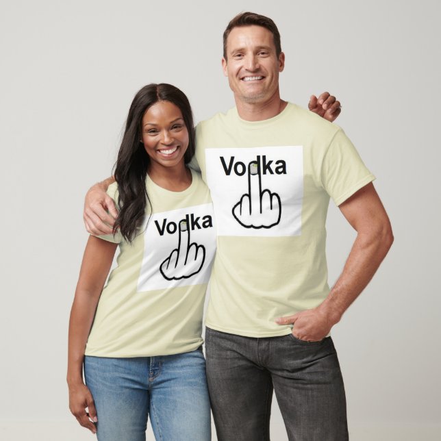 Tanktop Vodka Flip Tee Shirt (Unisex)