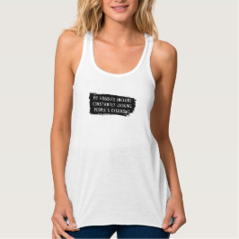 Tanktop Women, Racerback - My Hobbies Linne Med Racerback