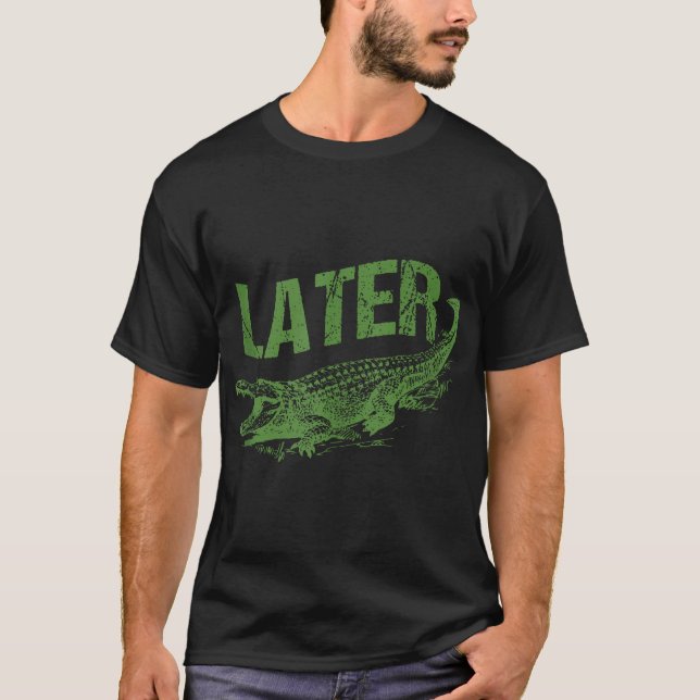 Tanktopet Alligator Pun Senare Gator T Shirt (Framsida)