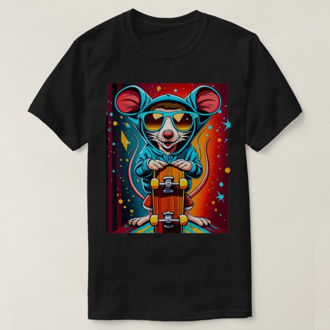 Tanktopet Älskare Design Gift- för-musskateboard T Shirt (Design framsida)