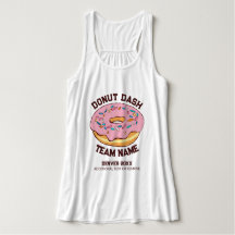 Tanktopet anpassningsbar Donut Dash Team