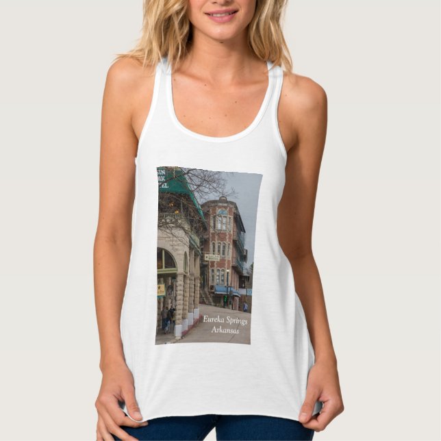 Tanktopet Basin Park och Flatiron Flats Linne Med Racerback (Framsida)