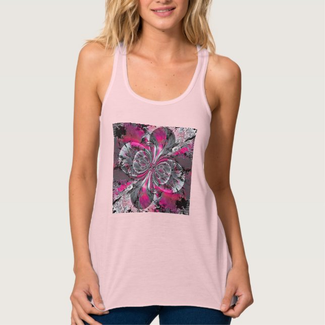 Tanktopet Blandade signaler Linne Med Racerback (Framsida)