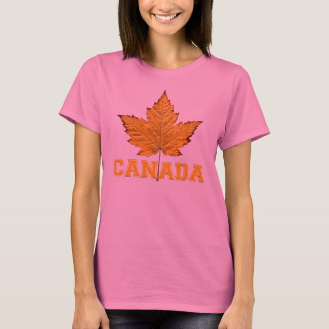 Tanktopet Canada Souvenirs Womens Canada Gifts T-shirt (Framsida)