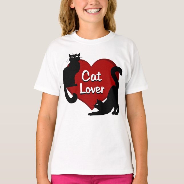 Tanktopet Cat Lover Shirt Tee Shirt (Framsida)