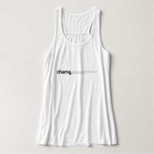 Tanktopet Chama Black and White Linne Med Racerback