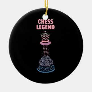Tanktopet Chess Legend Checkmate Coola Say Julgransprydnad Keramik
