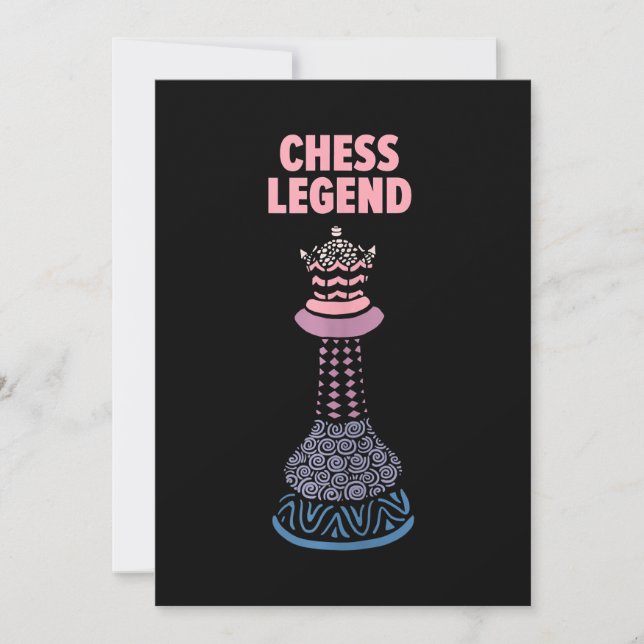 Tanktopet Chess Legend Checkmate Coola Say Julkort (Framsida)