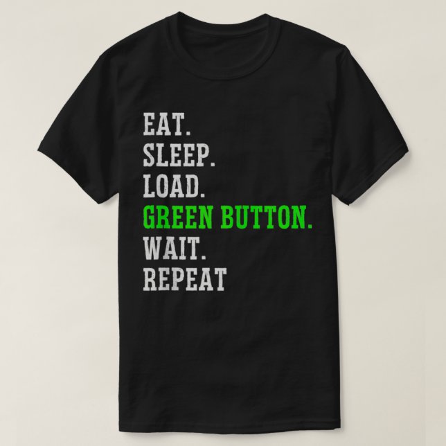 TANKTOPET CNC operator Machinist Funny Grönt Butto T Shirt (Design framsida)