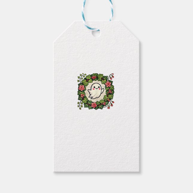 Tanktopet Cute but Spooky Ghost Illustration Presentetikett (Framsidan)