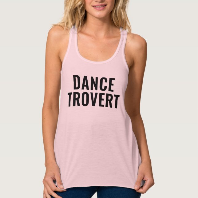 Tanktopet Dancetrover Linne Med Racerback (Framsida)