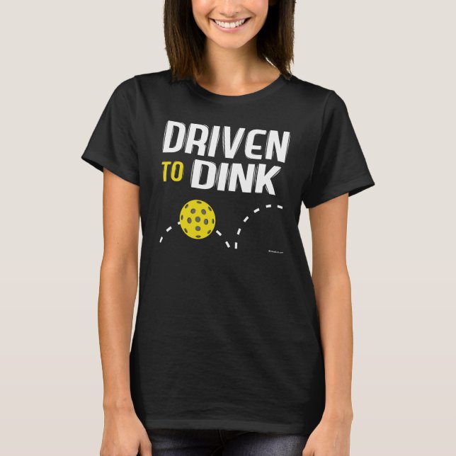 tanktopet "Driven till Dink" Pickleball Tröja (Framsida)