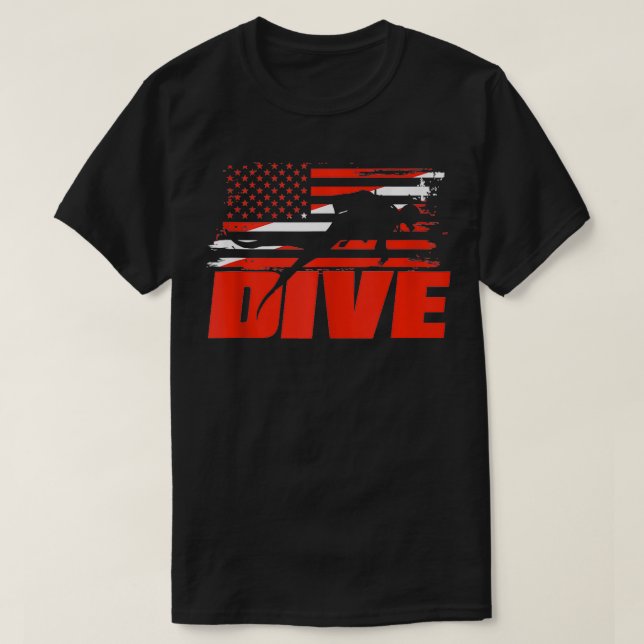 Tanktopet dyka Dive T Shirt (Design framsida)