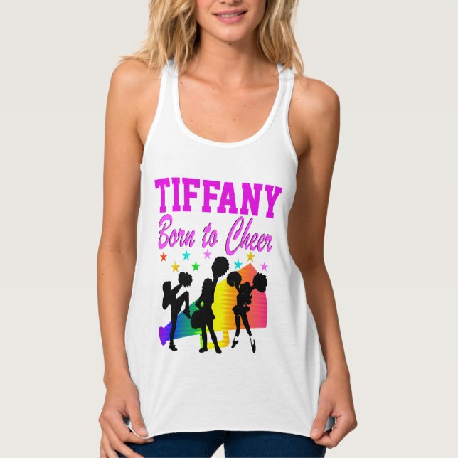 TANKTOPET fantastisk BORN TILL CHEEPERSONLIG Linne Med Racerback (Framsida)
