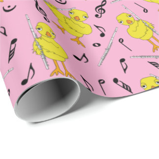 Tanktopet Flute Chick Musik noter Presentpapper
