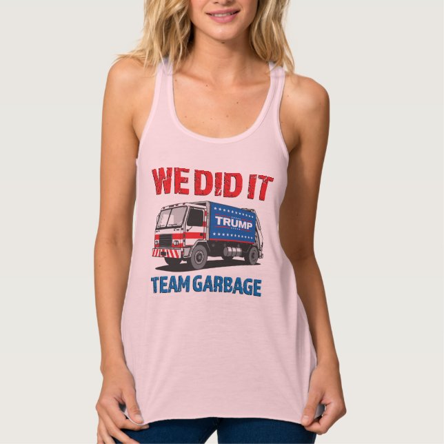 Tanktopet för kvinnor linne med racerback  (Framsida)