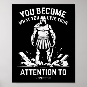 Tanktopet för tandstyrka Stoic Epictetus Manar Poster