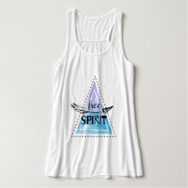 Tanktopet Free Spirit Bohemian Stil Linne Med Racerback