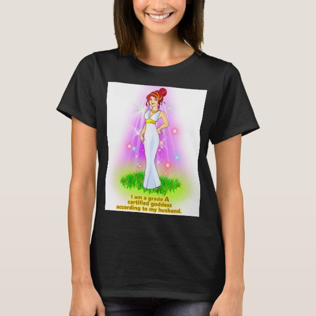 Tanktopet Goddess Moderskap (Red Hair) Tee (Framsida)