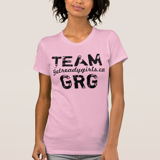 tanktopet Gruppens GRG-rosa Tee Shirt (Framsida)