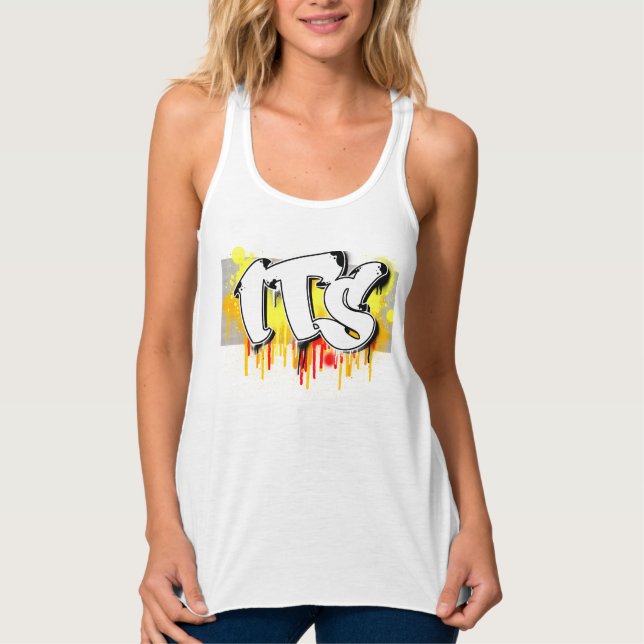 TANKTOPET ITS Kvinnor Linne Med Racerback (Framsida)