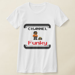 Tanktopet Kanal Funky Pixel Art T-Shirt