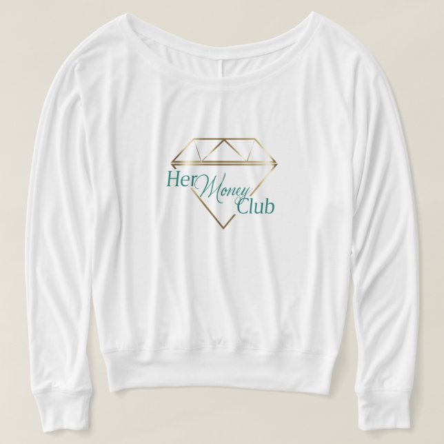 Tanktopet Klubb av hennes pengar Linne Med Racerback (Design framsida)