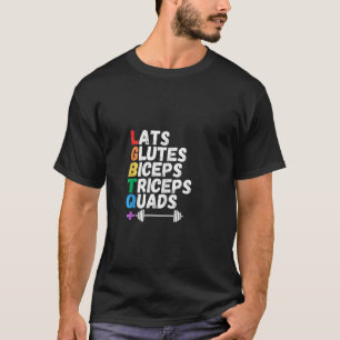 TANKTOPET LATS GLUTES BICEPS TRICEPS QUADS T SHIRT