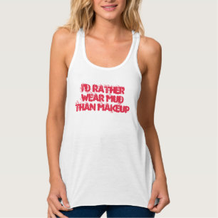 tanktopet lera springa (lera/makeup) linne med racerback