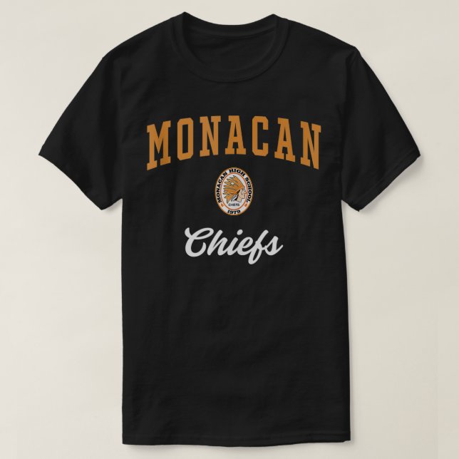 Tanktopet Monacan High School Chiefs T Shirt (Design framsida)