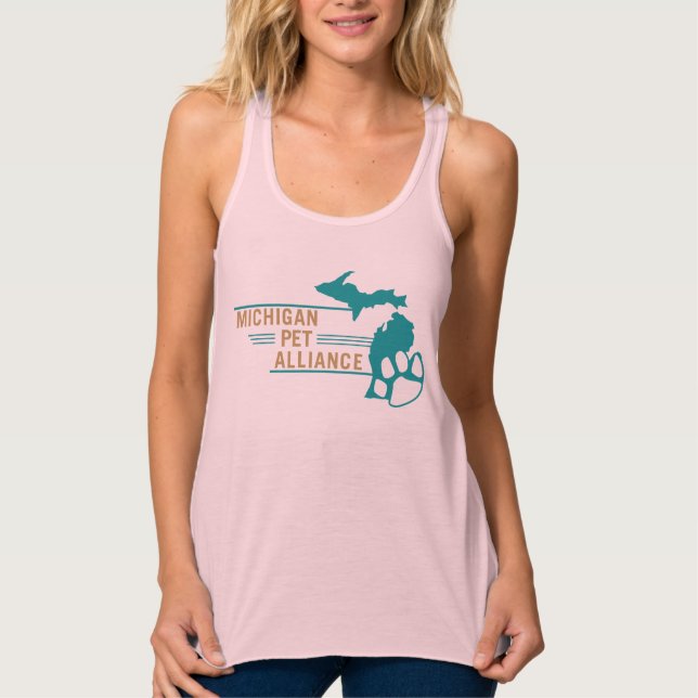 Tanktopet MPA Rosa Racerback Linne Med Racerback (Framsida)