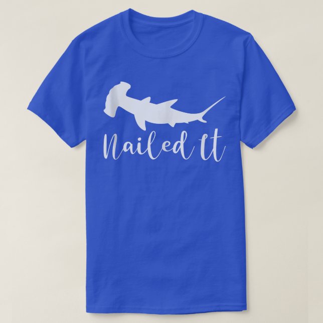 Tanktopet Nails it Whale Shark Fin T Shirt (Design framsida)