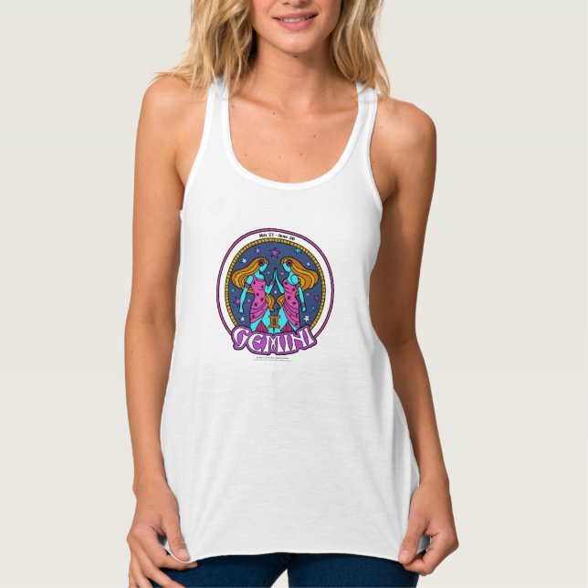 Tanktopet NP Gemini Women's Slim Fit Racerback Linne Med Racerback (Framsida)