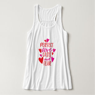 Tanktopet perfekt Kärlek Cast Out Fear Linne Med Racerback