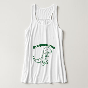 Tanktopet Pregosaurus Moderskap Linne Med Racerback