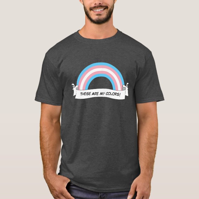 Tanktopet pride med transgena regnbåge t shirt (Framsida)